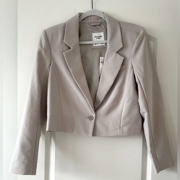 Abercrombie & Fitch Cream Blazer - Picture 1 of 6